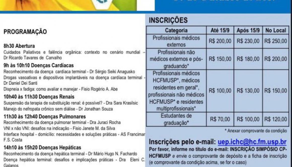 Simpósio HC Falências Orgânicas