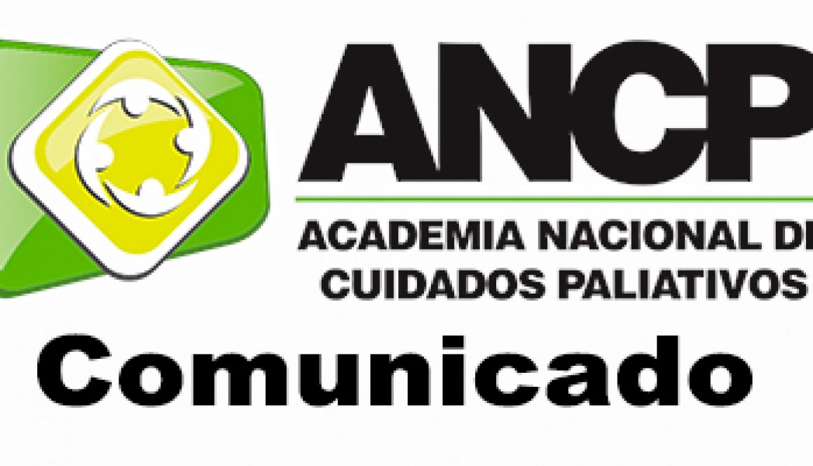 COMUNICADO OFICIAL ACADEMIA NACIONAL DE CUIDADOS PALIATIVOS