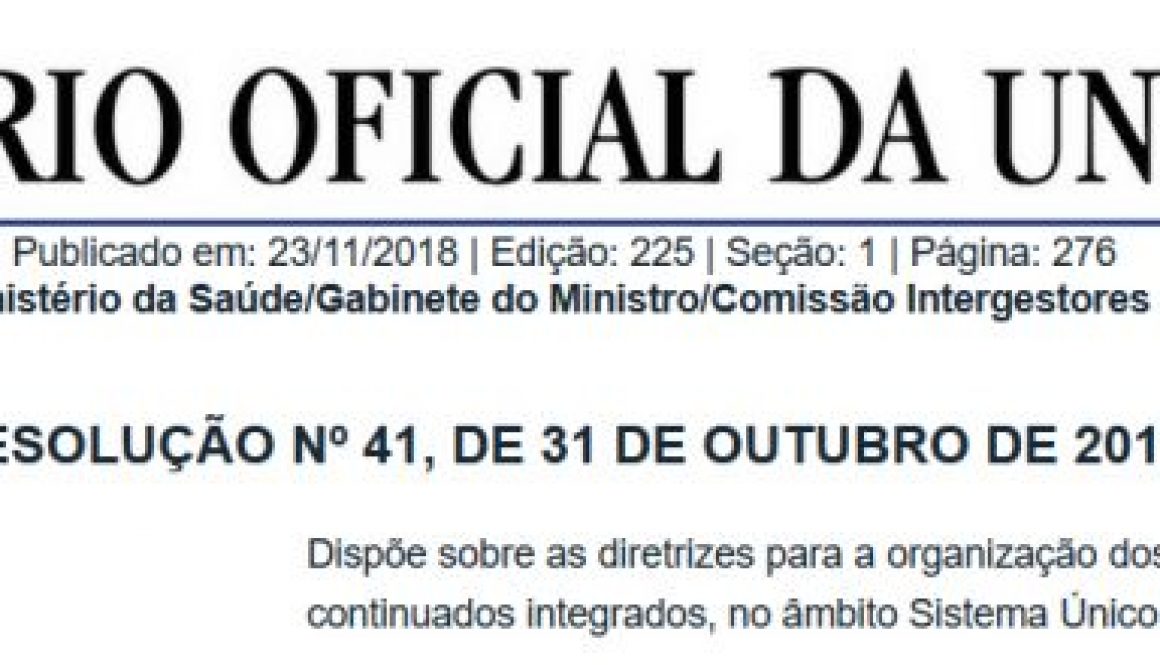 Destaque RESOLUÇÃO 41 CIT