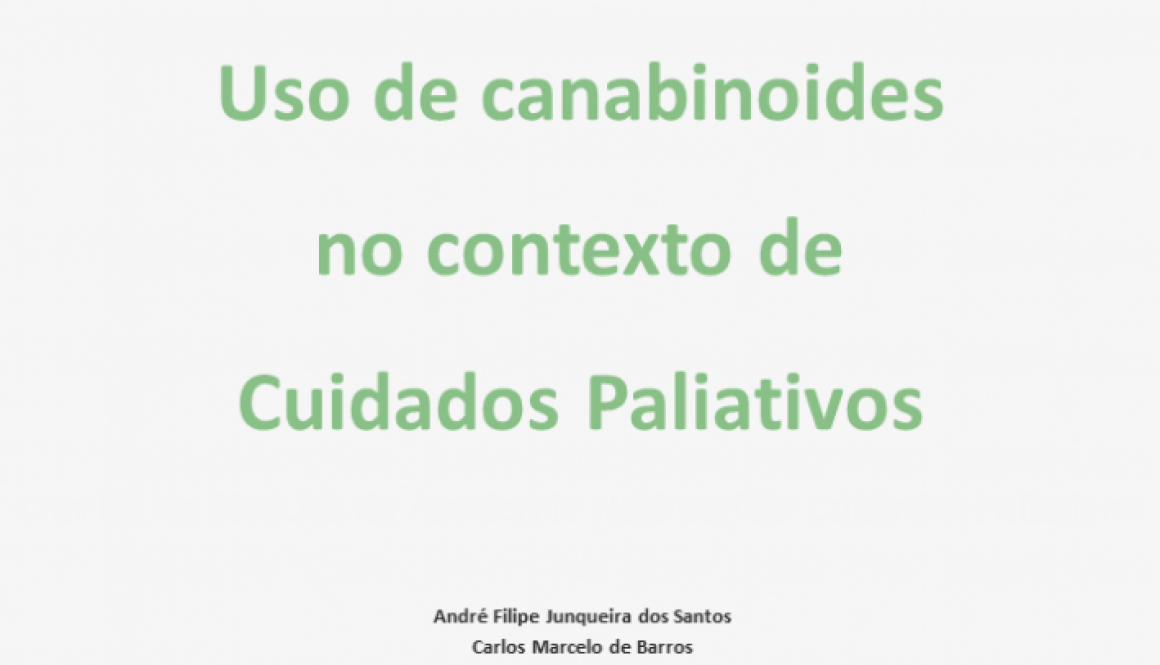 POSICIONAMENTO ANCP Uso de canabinoides no contexto de Cuidados Paliativos